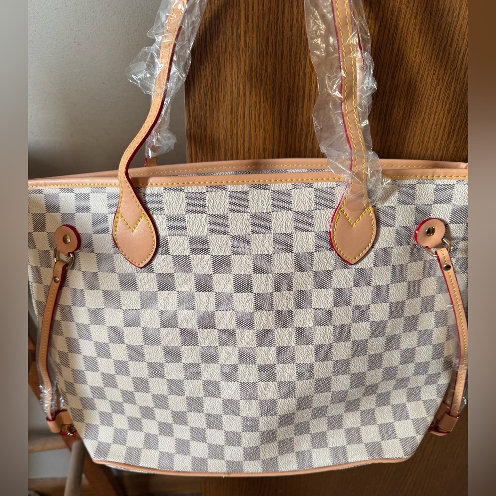 Checkered Tote Bag